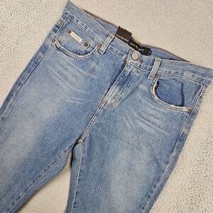 Calvin Klein Jeans Bootcut Womens Size 8 Light Wash Stretch Denim Y2K 90S Retro